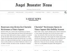 Tablet Screenshot of angelinvestornews.com